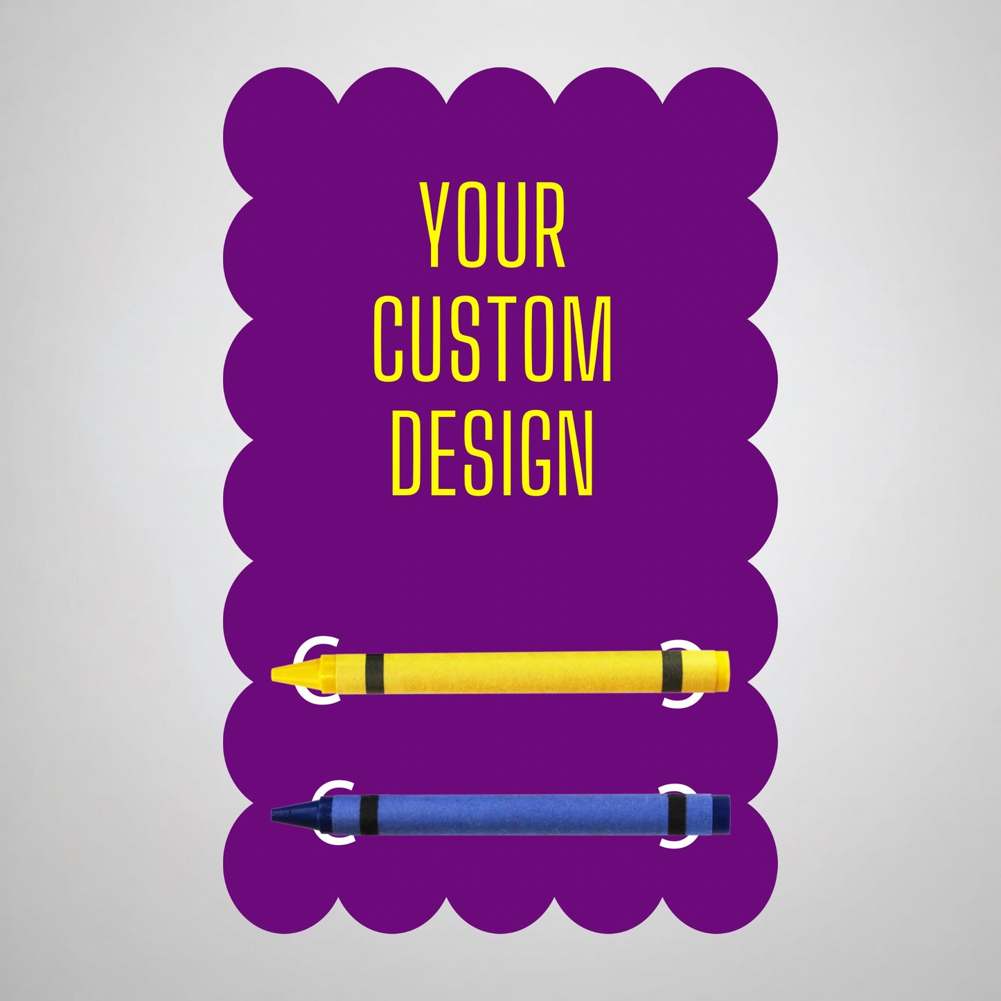 Custom Mini Crayon Sheet