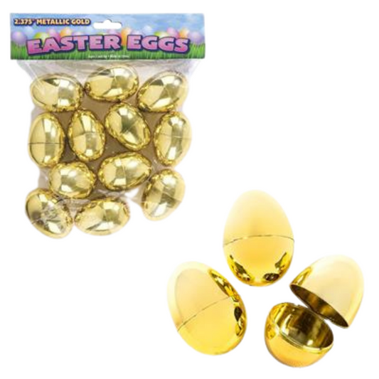 Gold 2" Easter Eggs